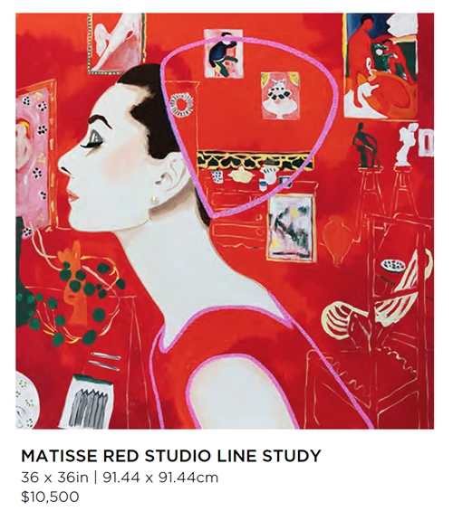 Matisse Red Studio Line Study