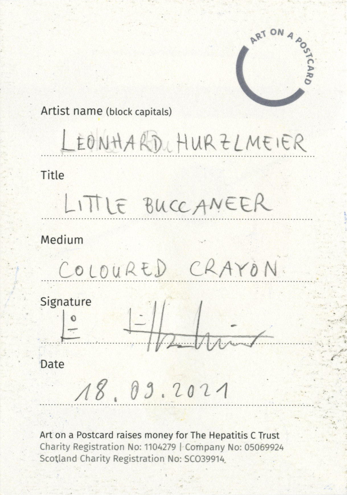 LITTLE BUCCANEER - back