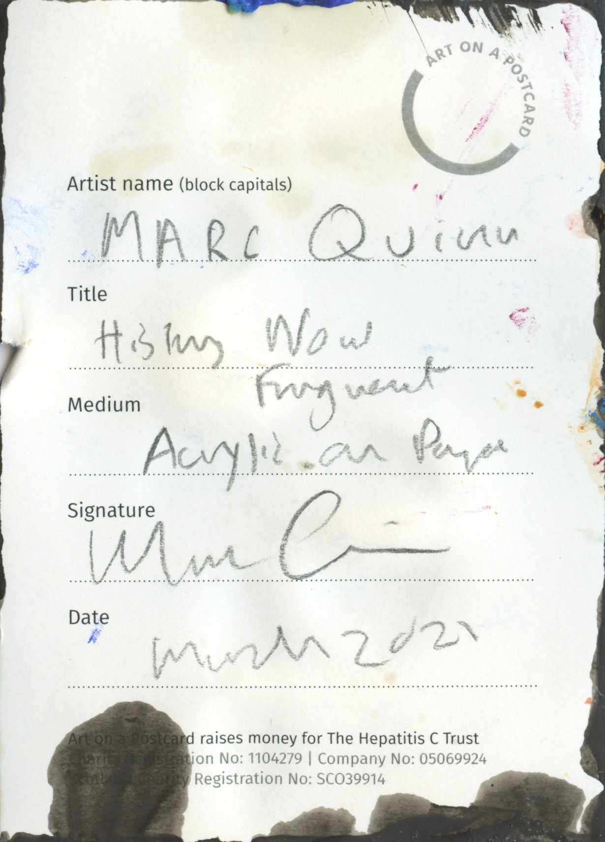 43. Marc Quinn - History Now Fragment (4) - BACK