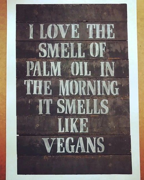 I love the smell of palm oil 
