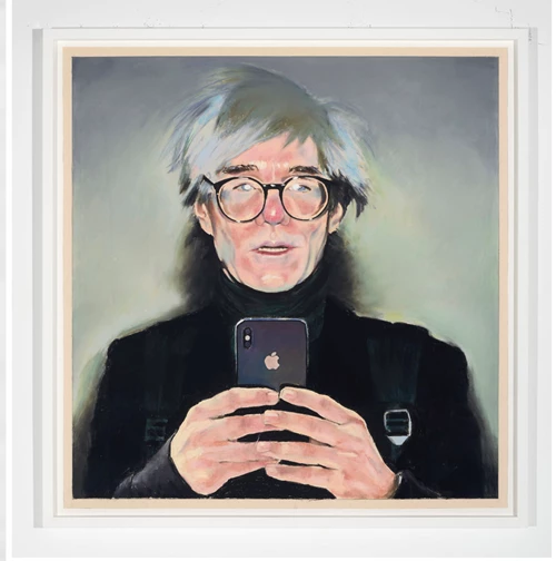 portrait of Andy Warhol