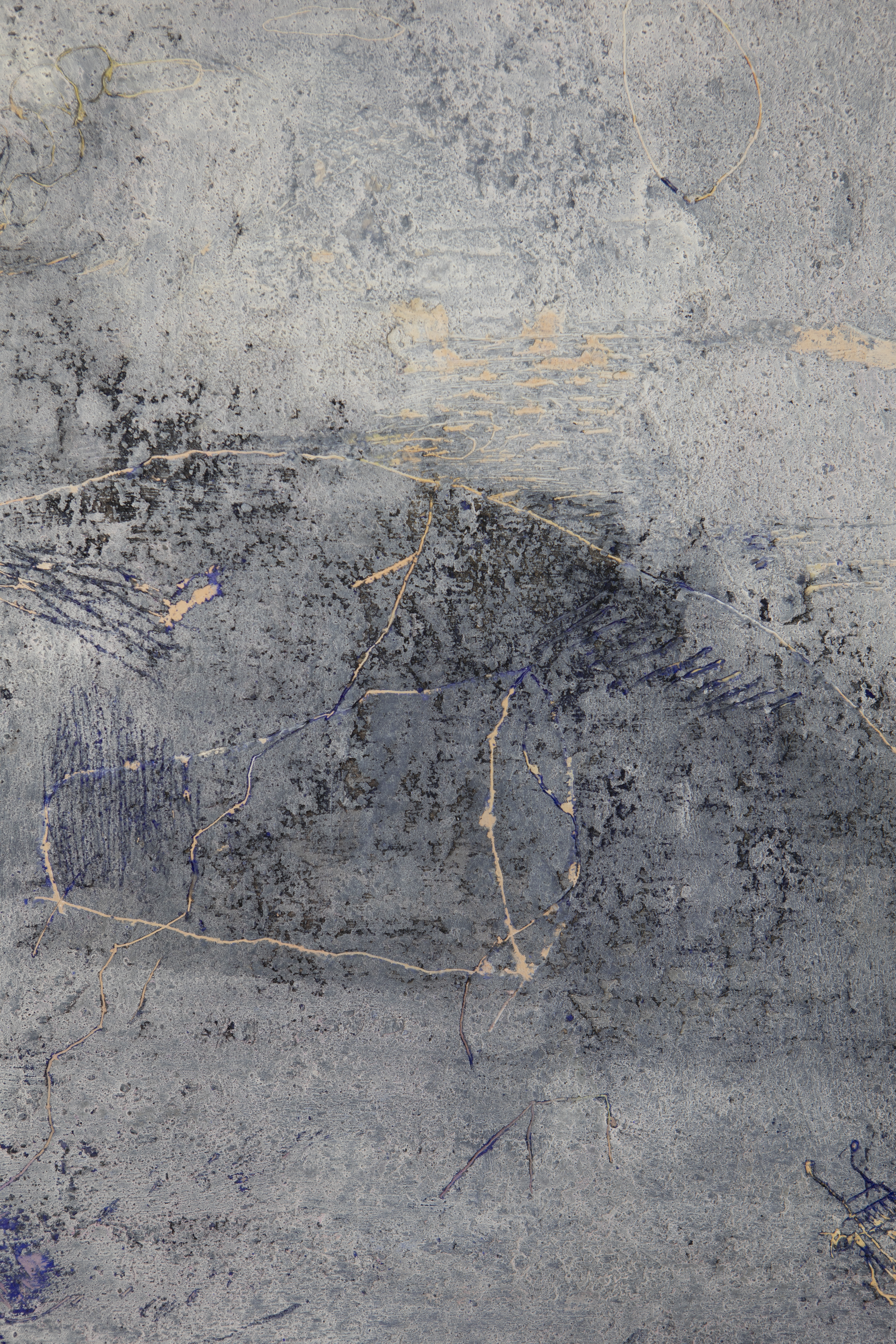 Karolina Glusiec, Portrait of a Silver Fish / Landscape from Deptford Creek, 2021 (detail)