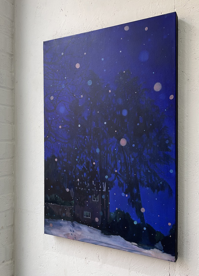 First Snow by Claire Cansick in situ