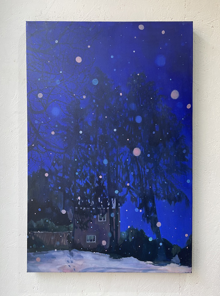 First Snow by Claire Cansick in situ