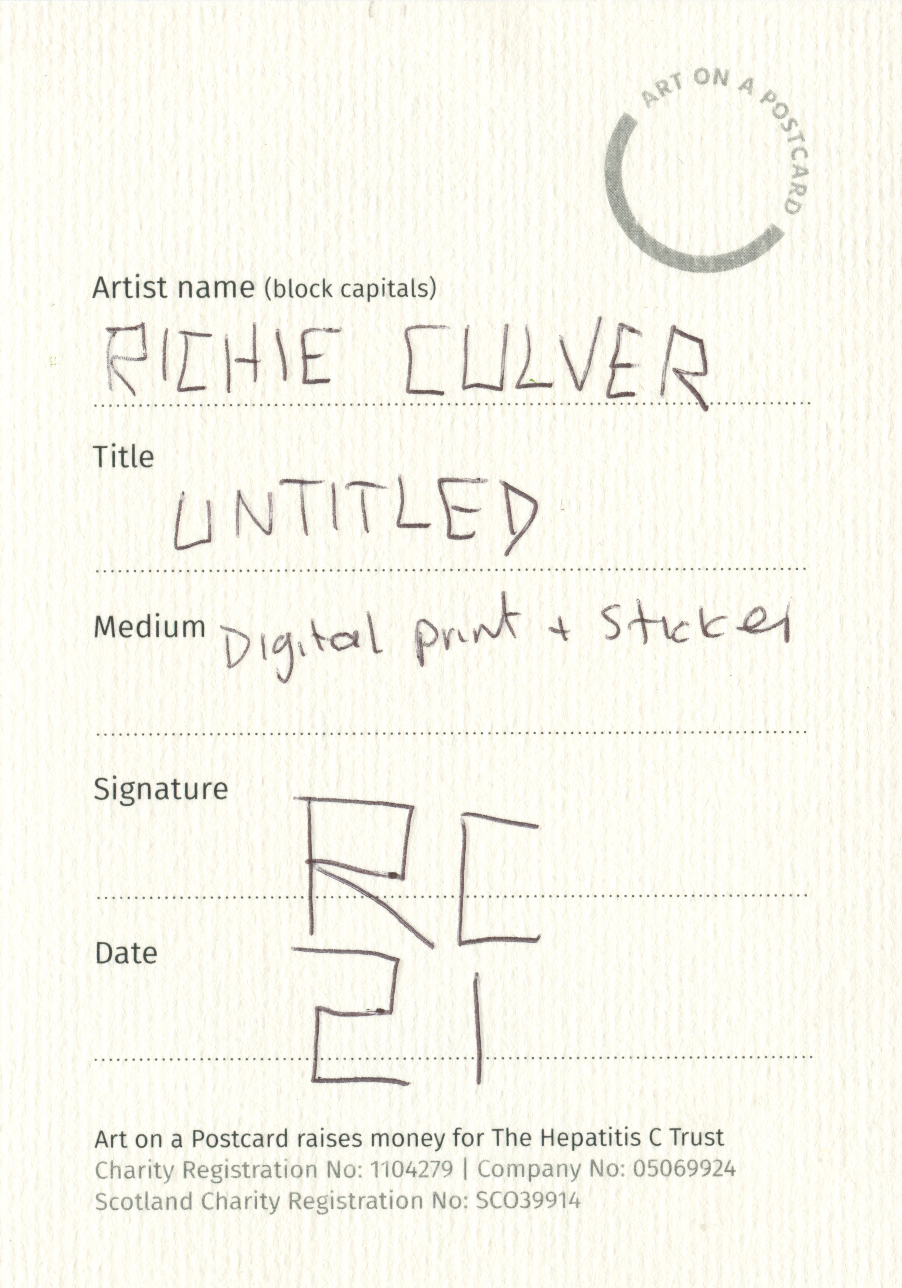 10. Richie Culver - Untitled - BACK