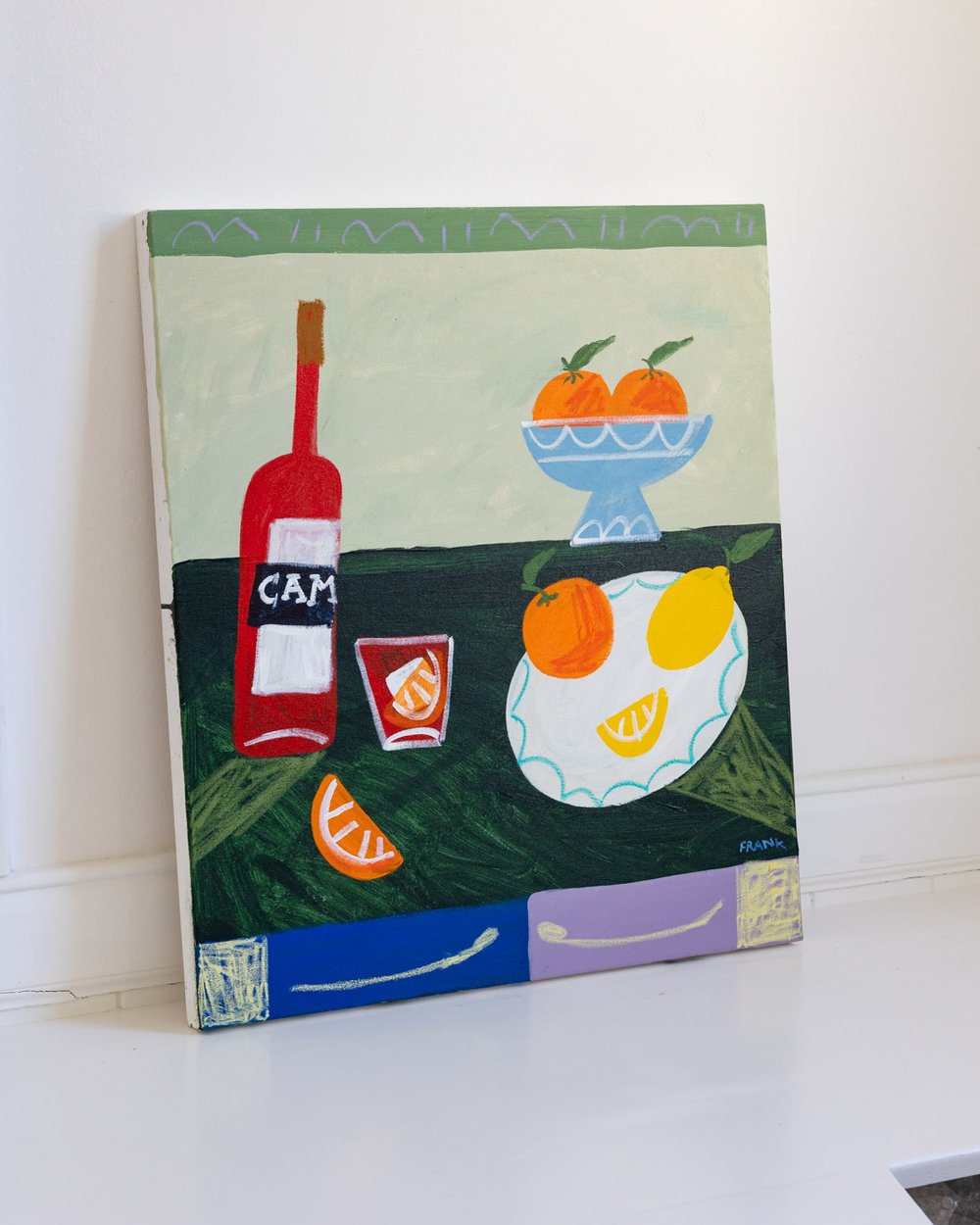 Frankie Thorp - Negroni and Fruit Bowl