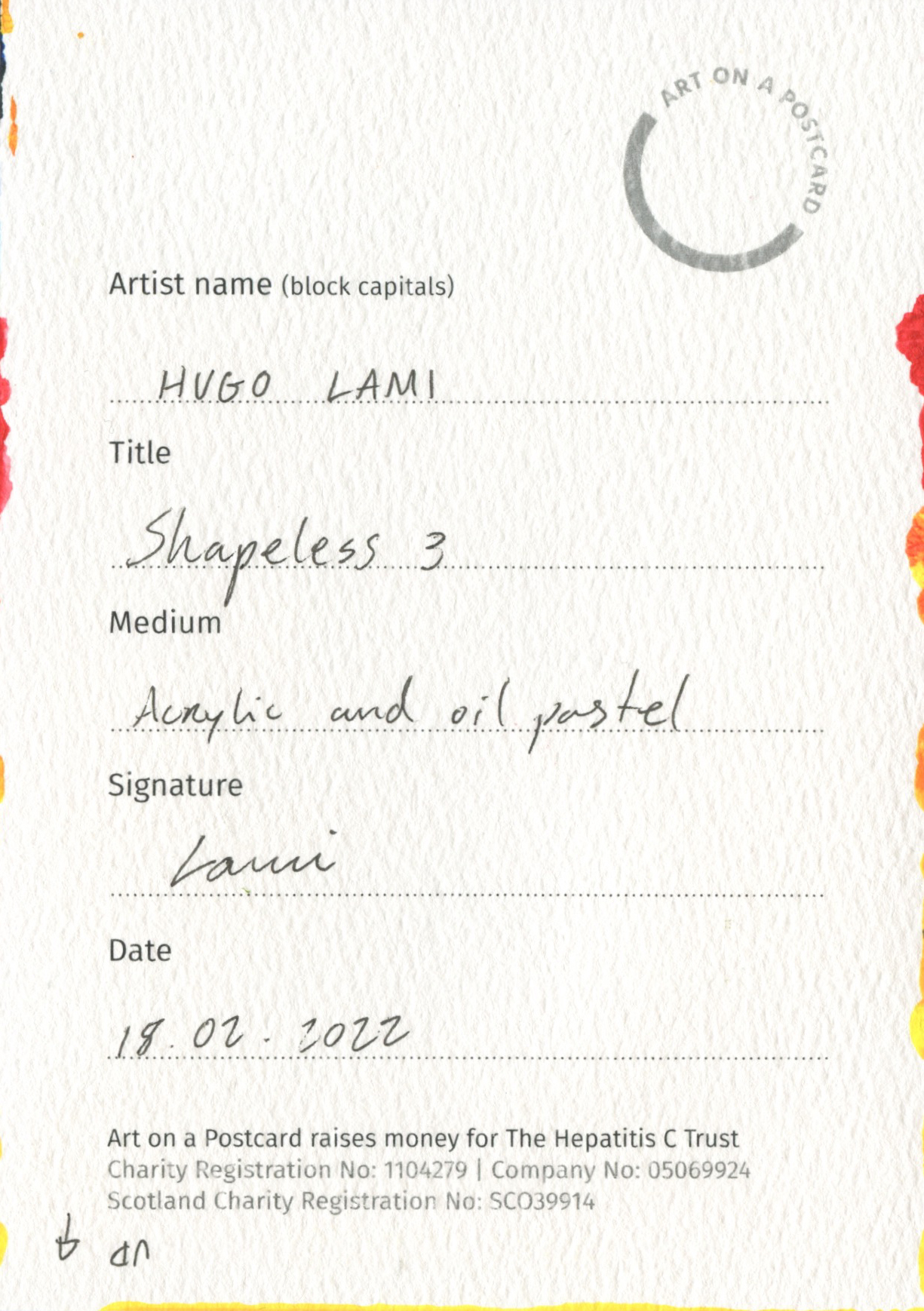 91. Hugo Lami - Shapeless 3 - BACK