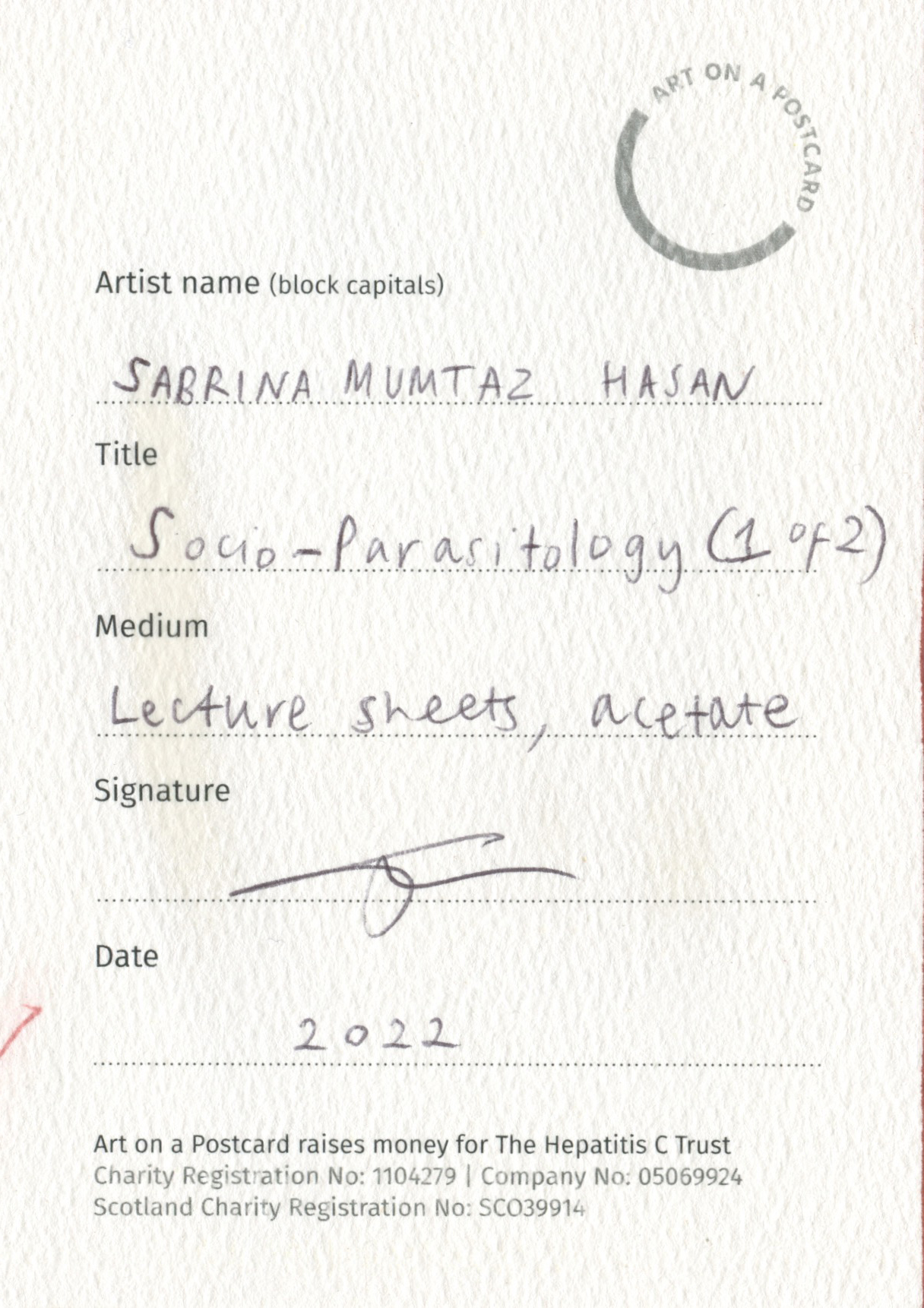 13. Sabrina Mumtaz Hasan - Socio-Parasitology (1/2) - BACK