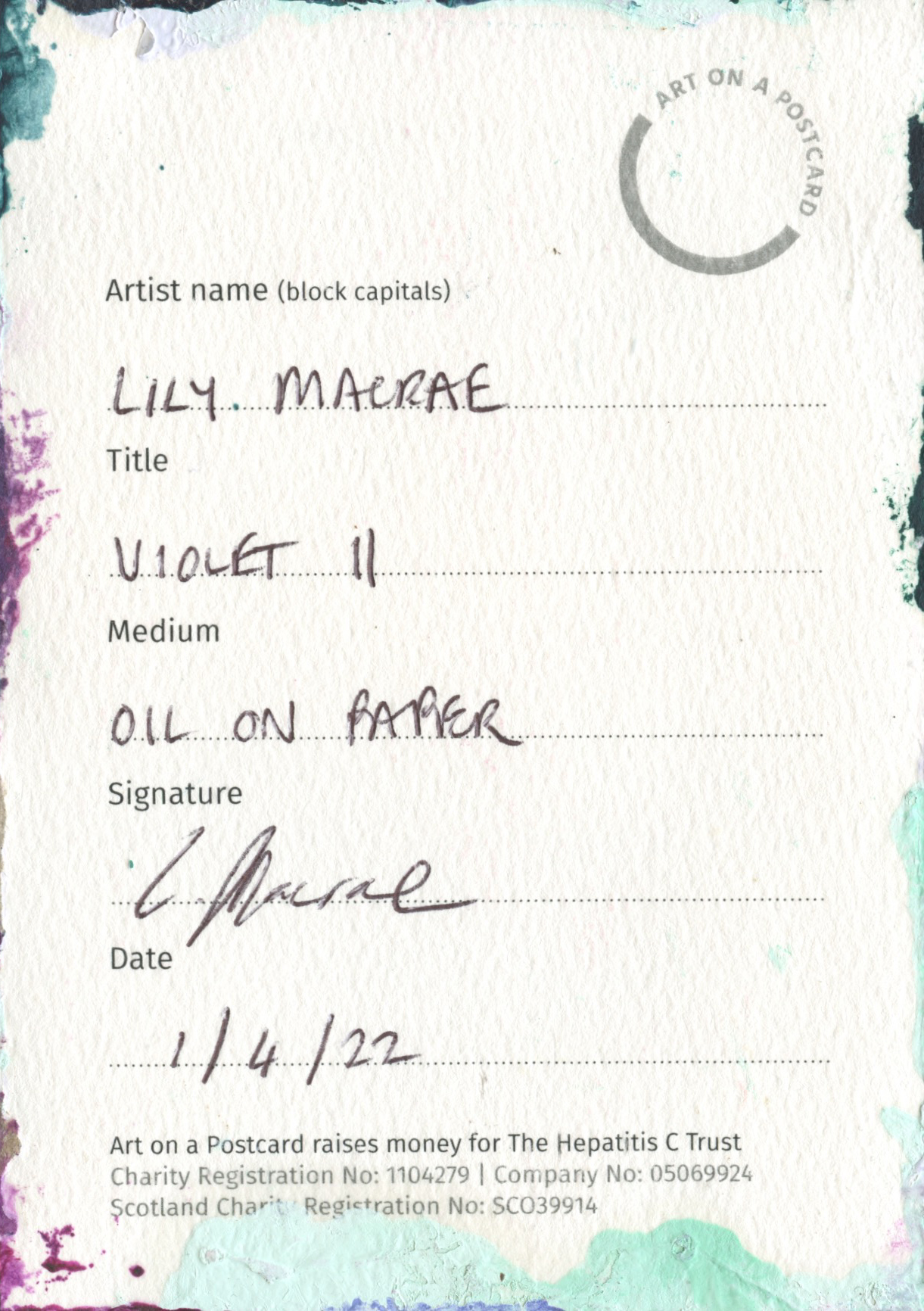 45. Lily Macrae - Violet II - BACK