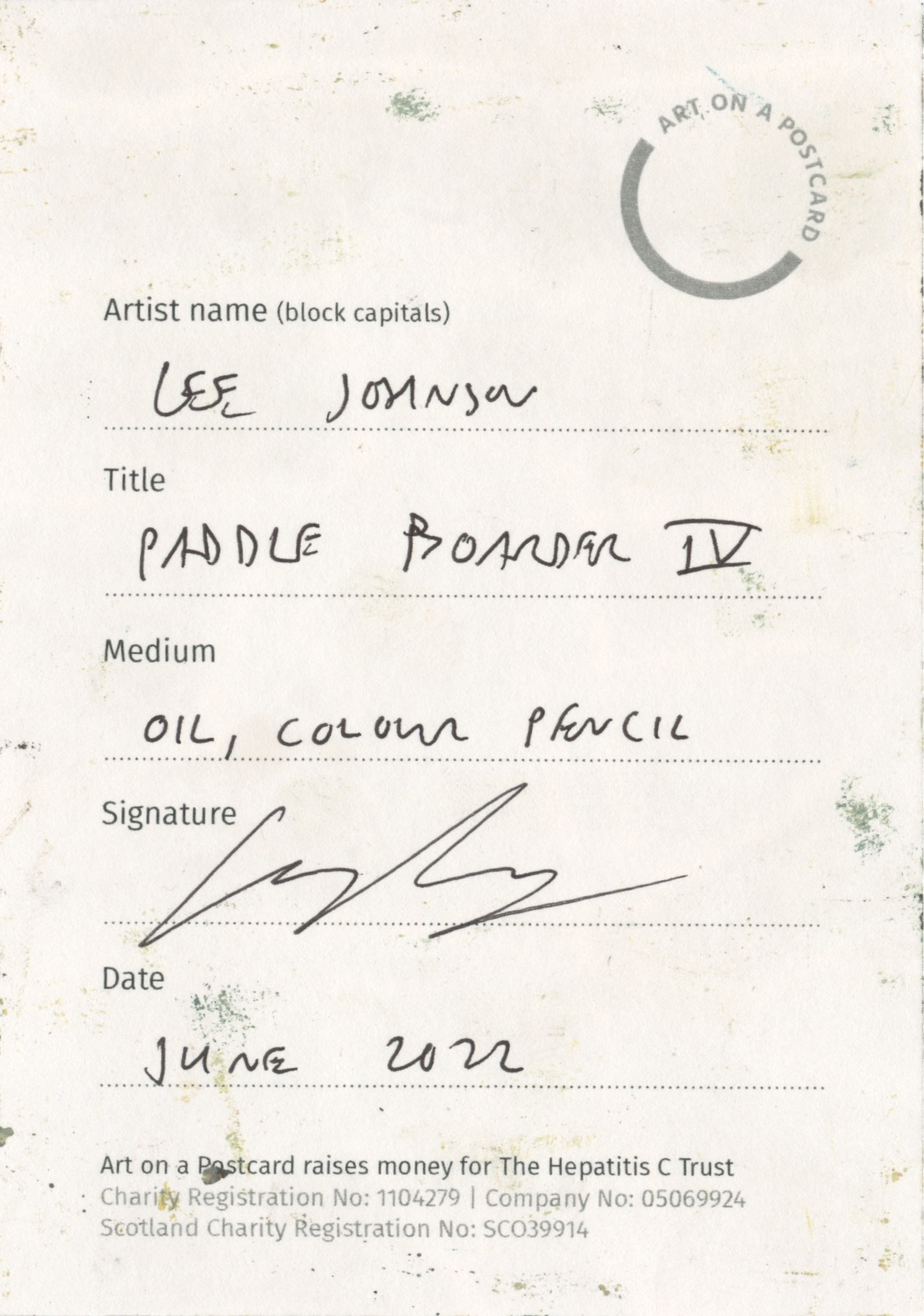 14. Lee Johnson - Paddle Boarder IV - BACK