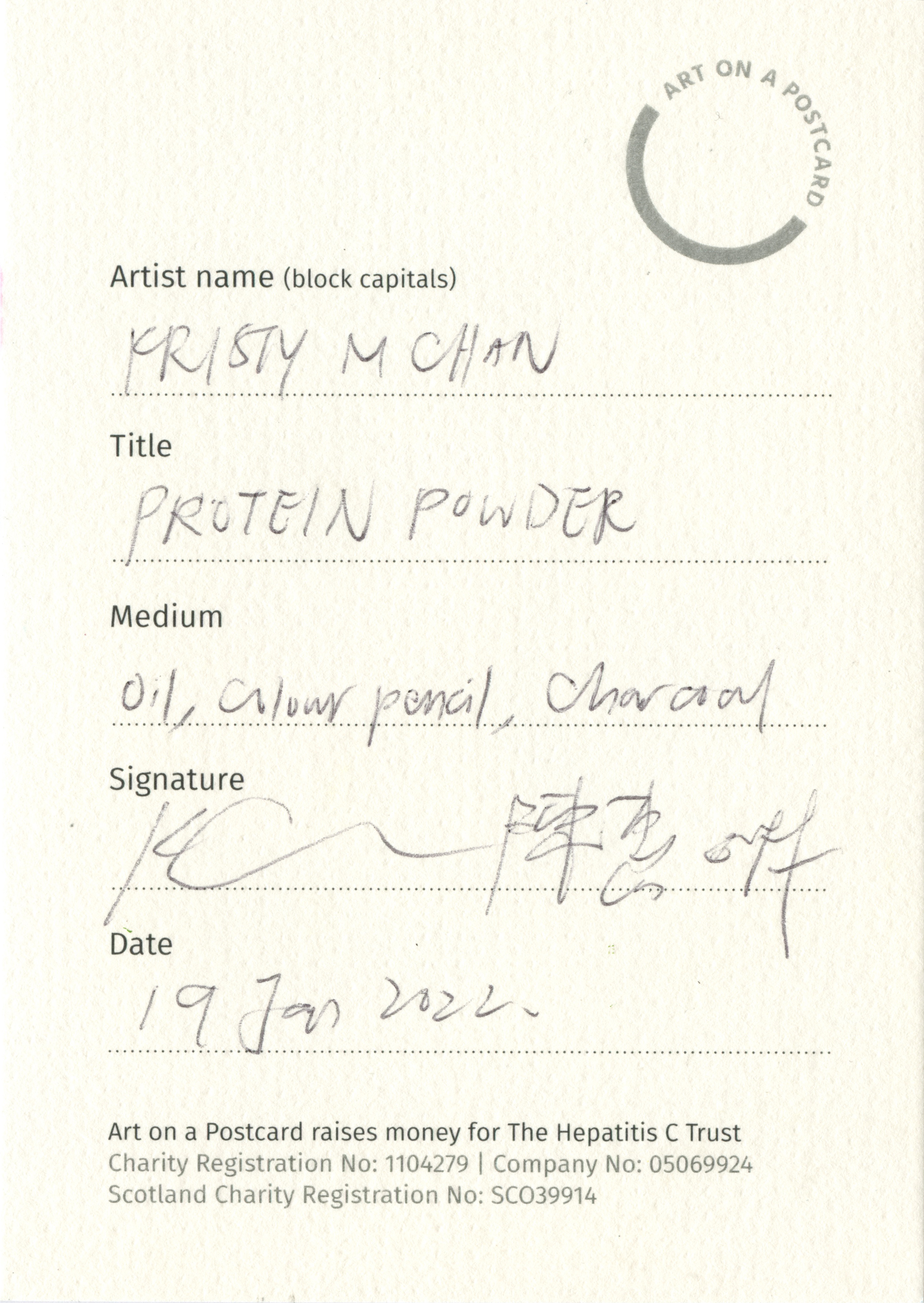 33. Kristy M Chan - Protein Powder - BACK