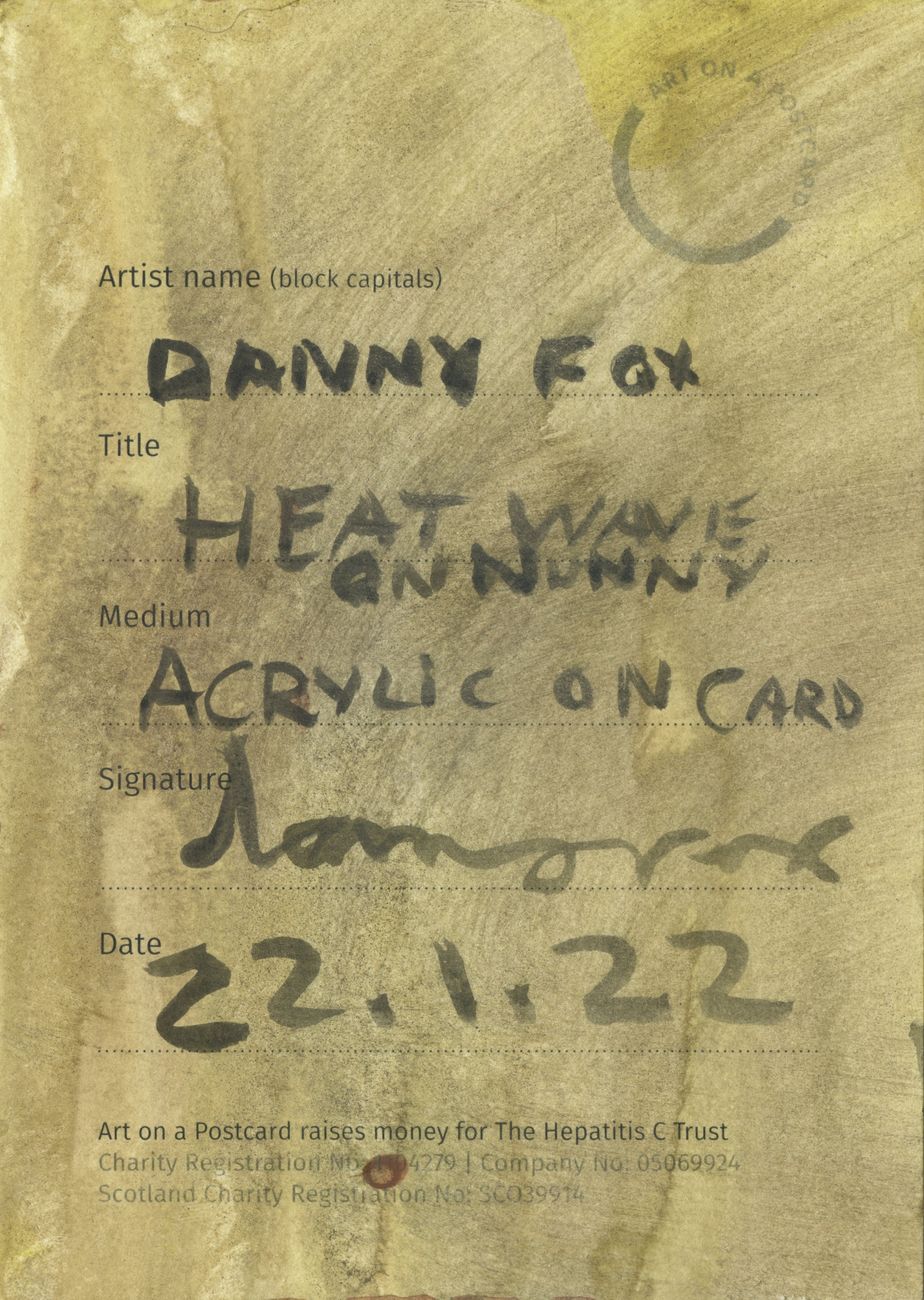 22. Danny Fox - Heatwave on Nunny- BACK