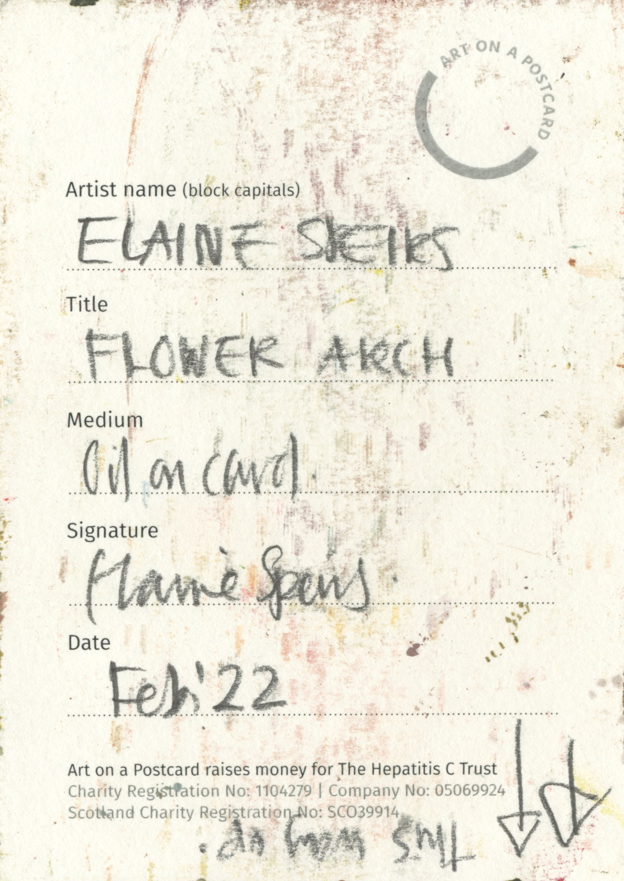 12. Elaine Speirs - Flower Arch - BACK