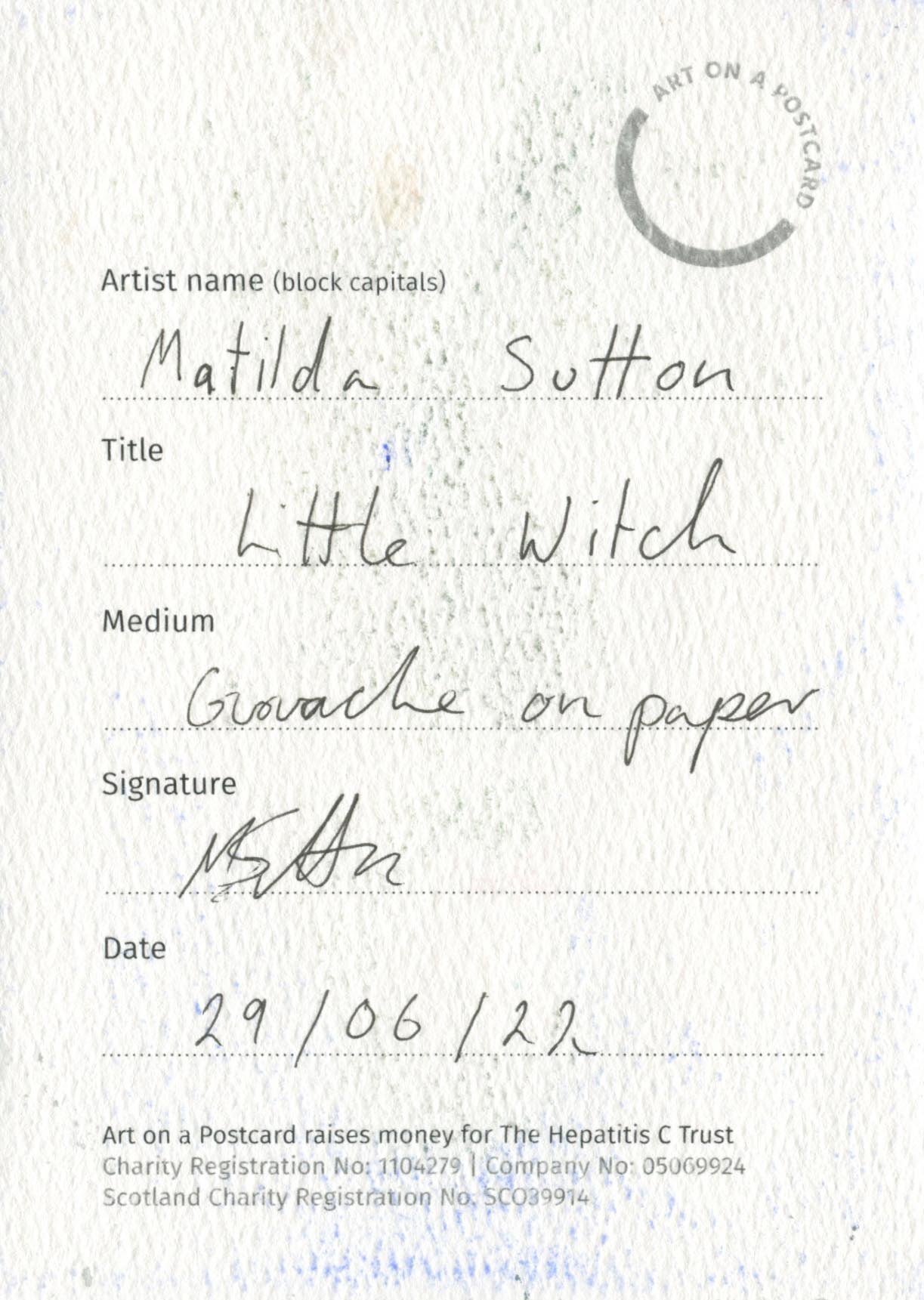 22. Matilda Sutton - Little Witch - BACK