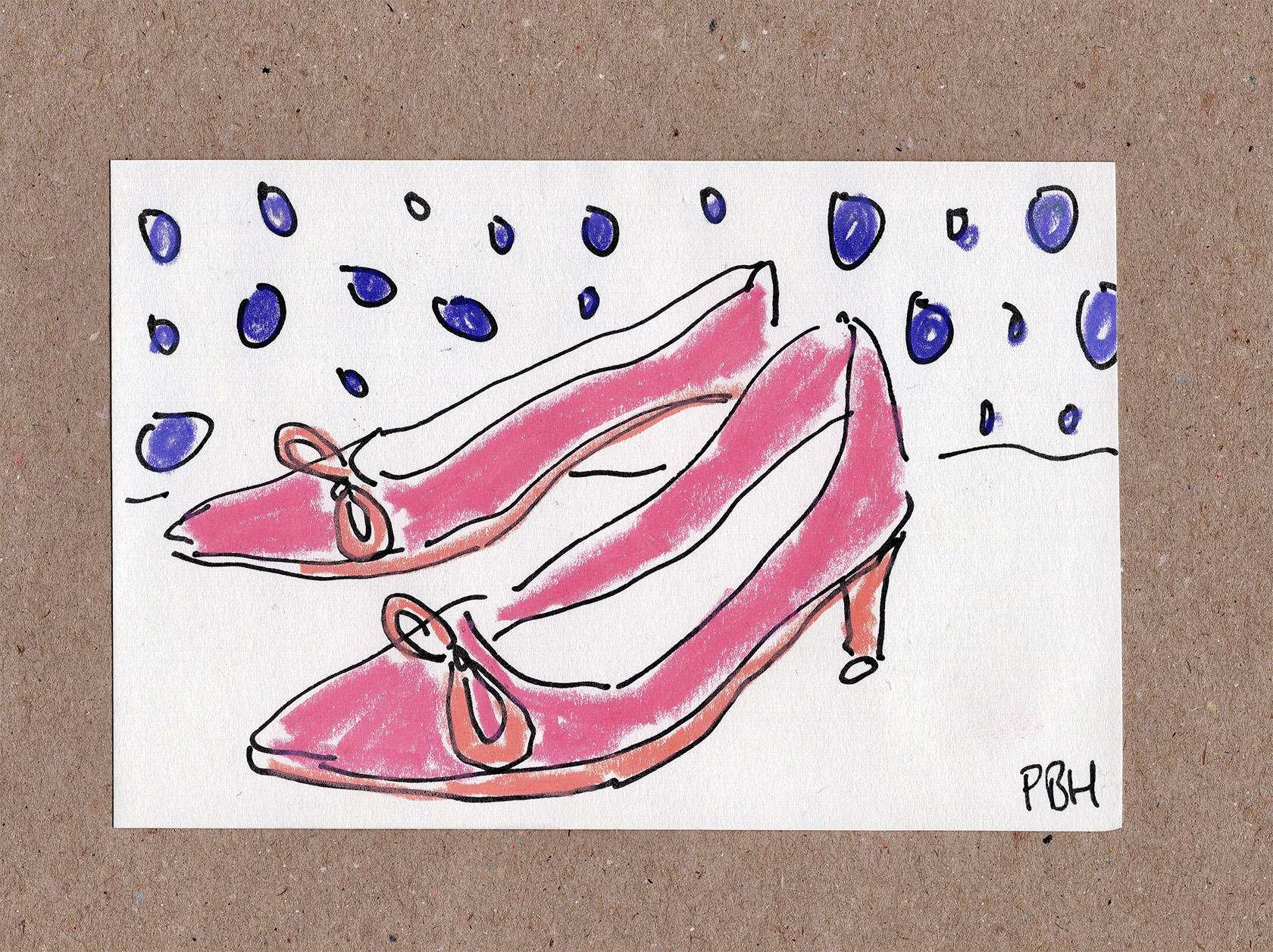 Poppy BH, Spotty shoe study (2)