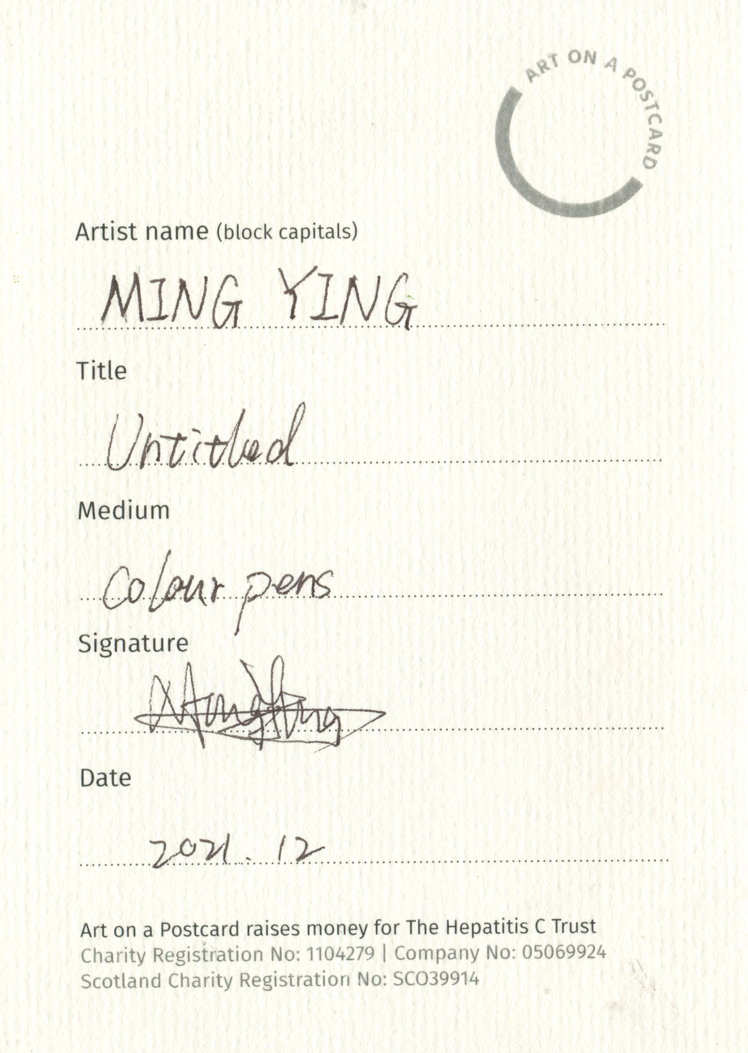 27. Ming Ying - Untitled (1) - BACK