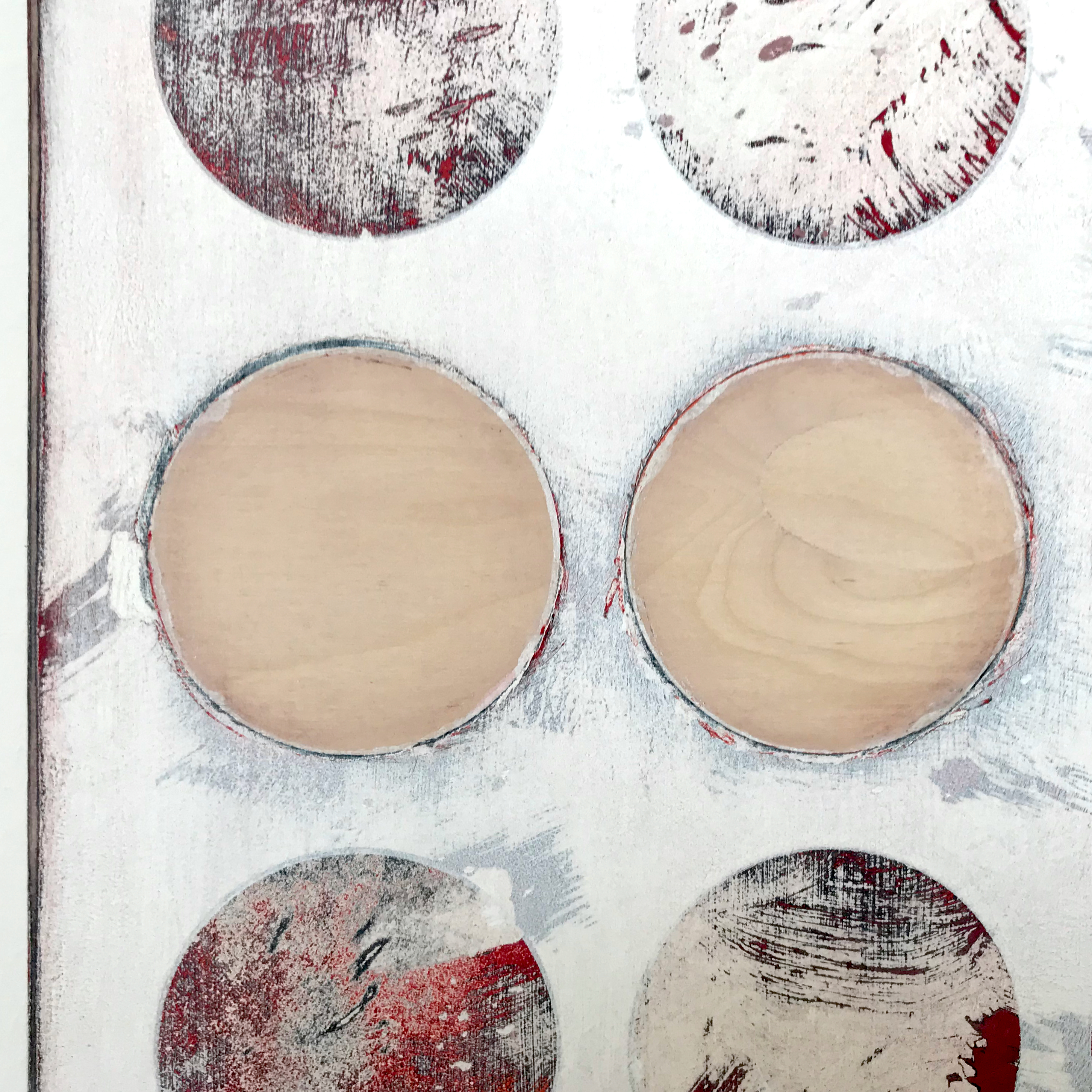 Untitled (red circles) detail