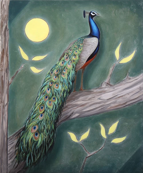 Nathan Jones, the peacock and the moon (1)
