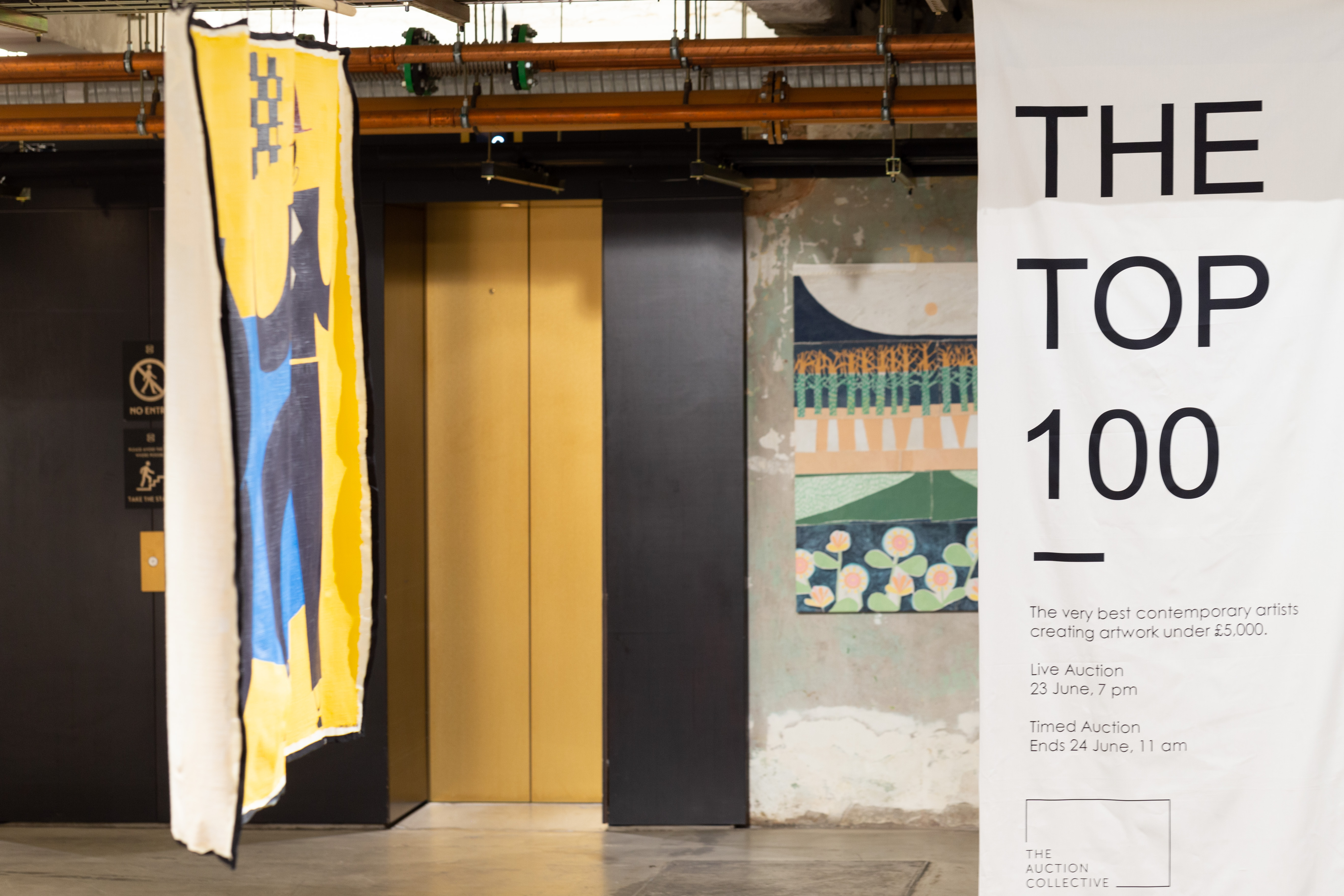 Top 100 Exhibition Install Shot