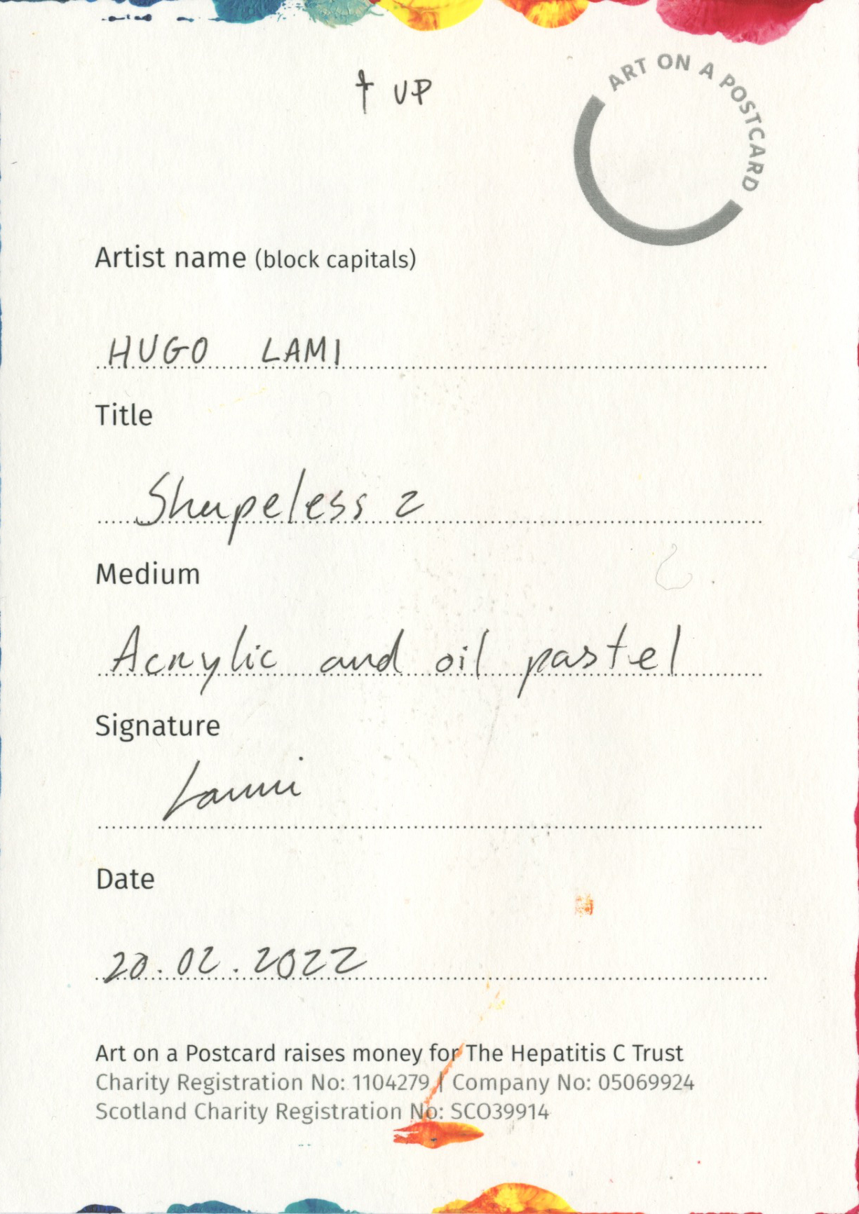 90. Hugo Lami - Shapeless 2 - BACK