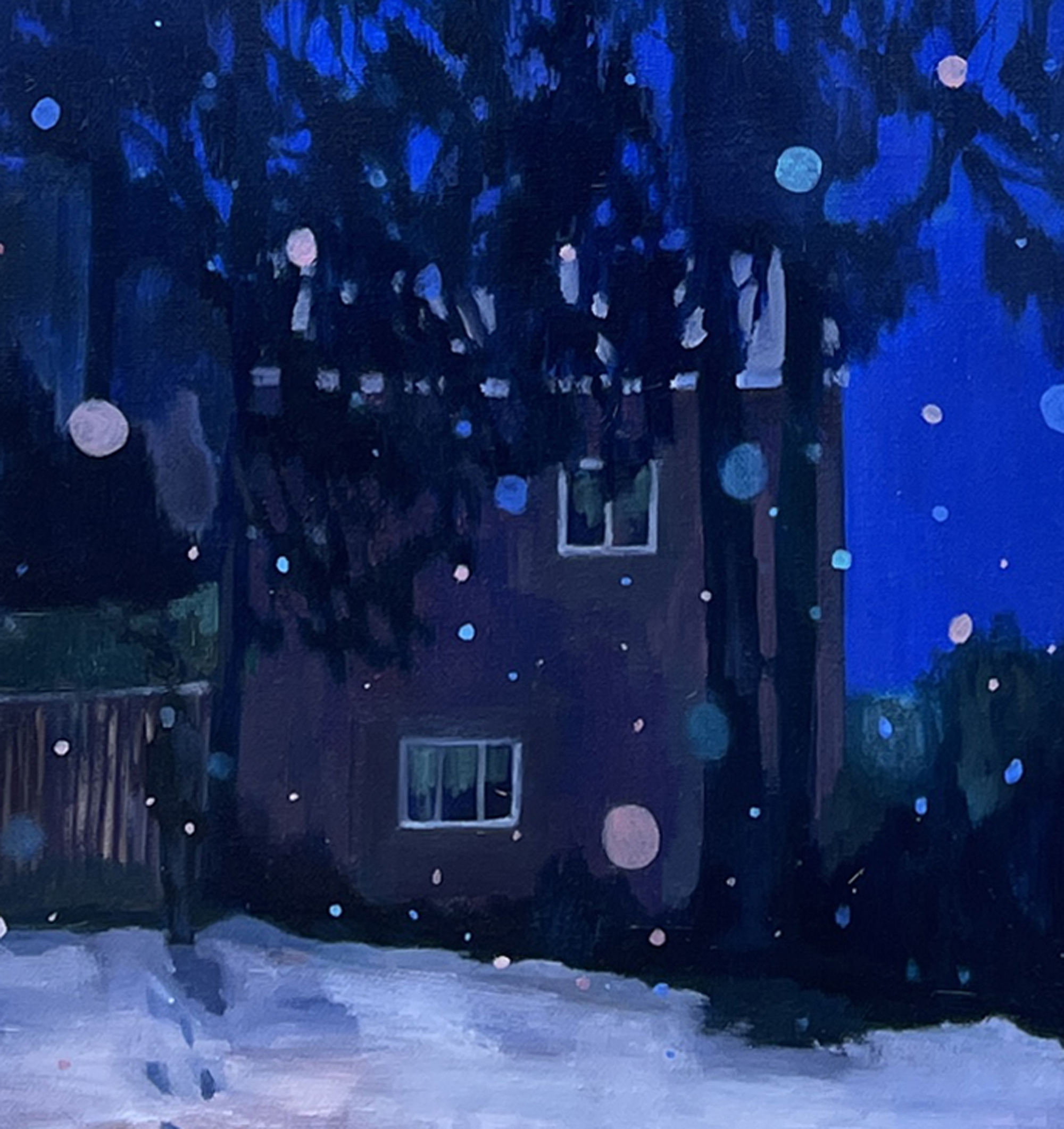 First Snow by Claire Cansick detail