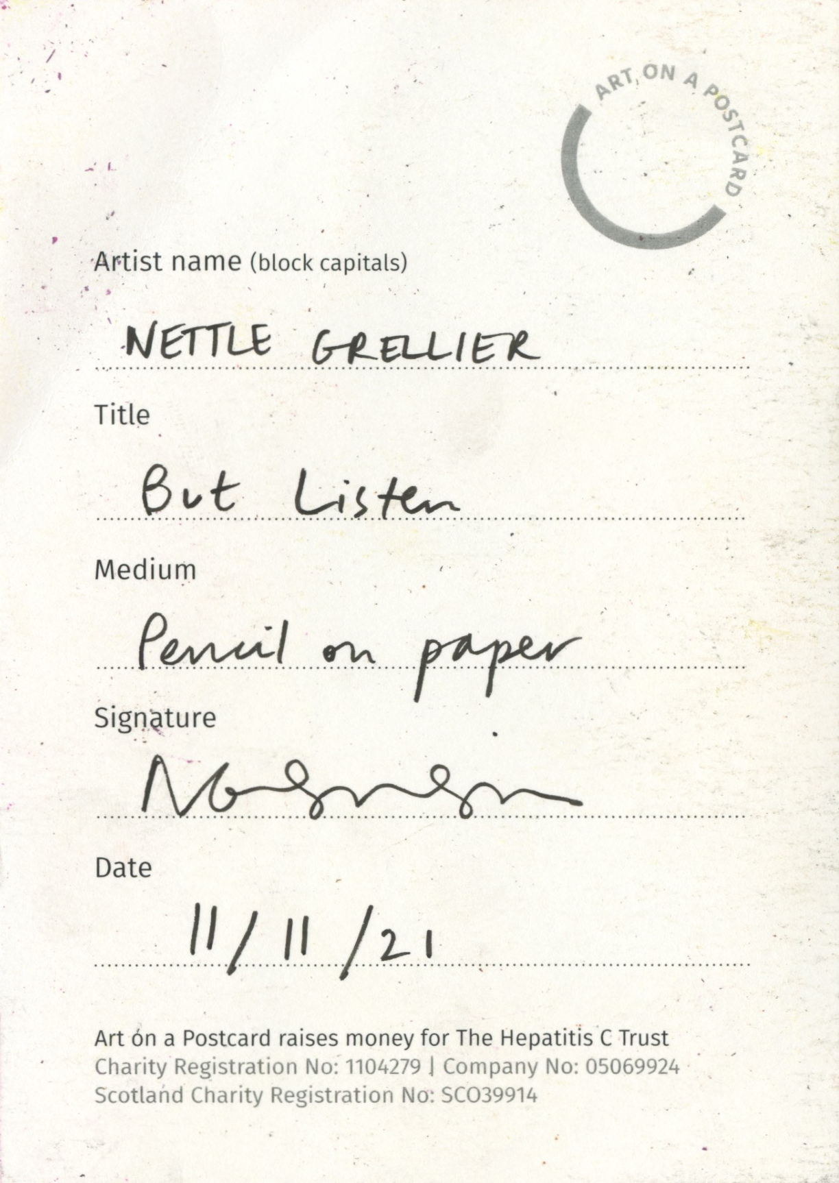 7. Nettle Grellier - But Listen - BACK