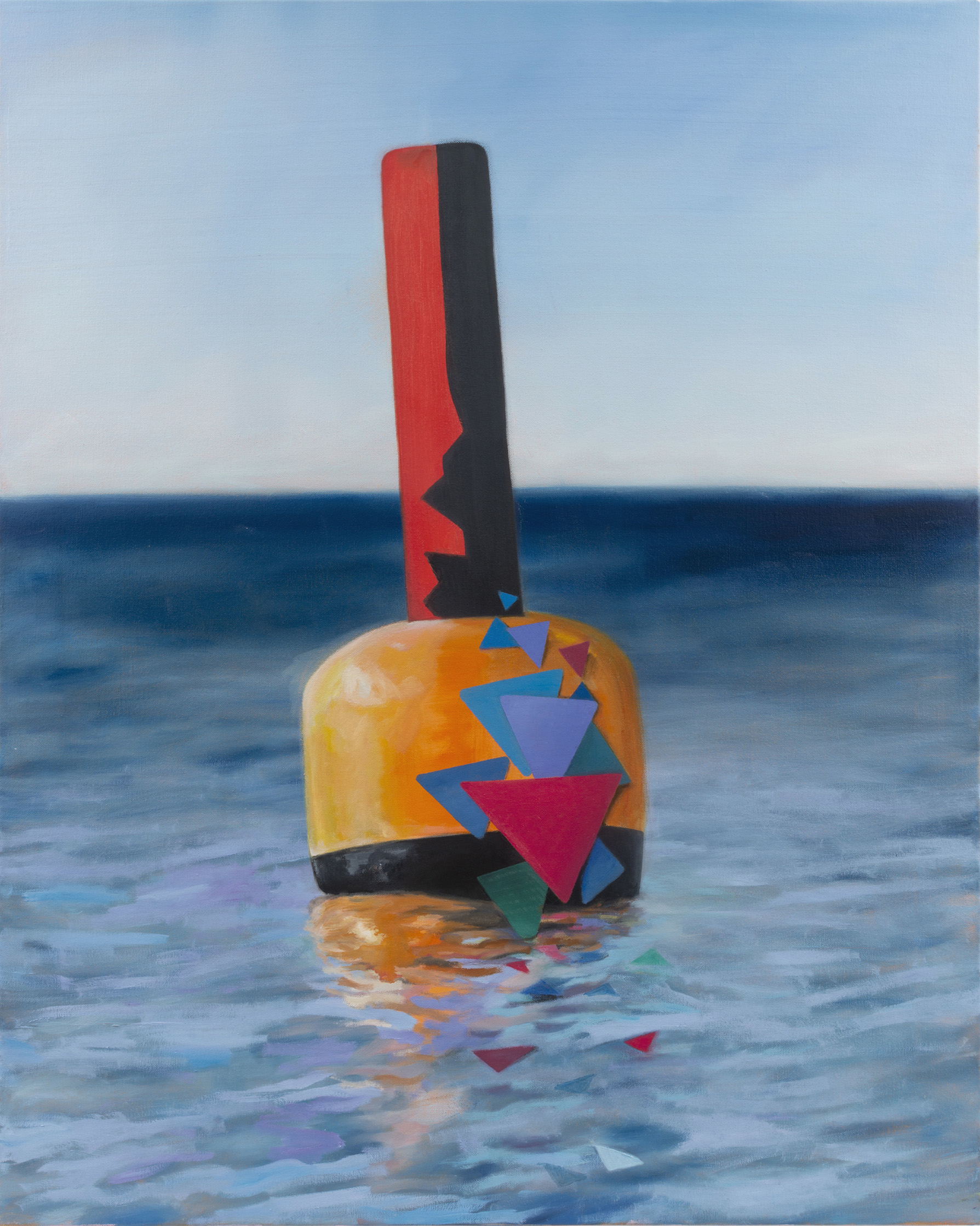 Til This Moment I Never Knew Myself (cropped to edge of painting)