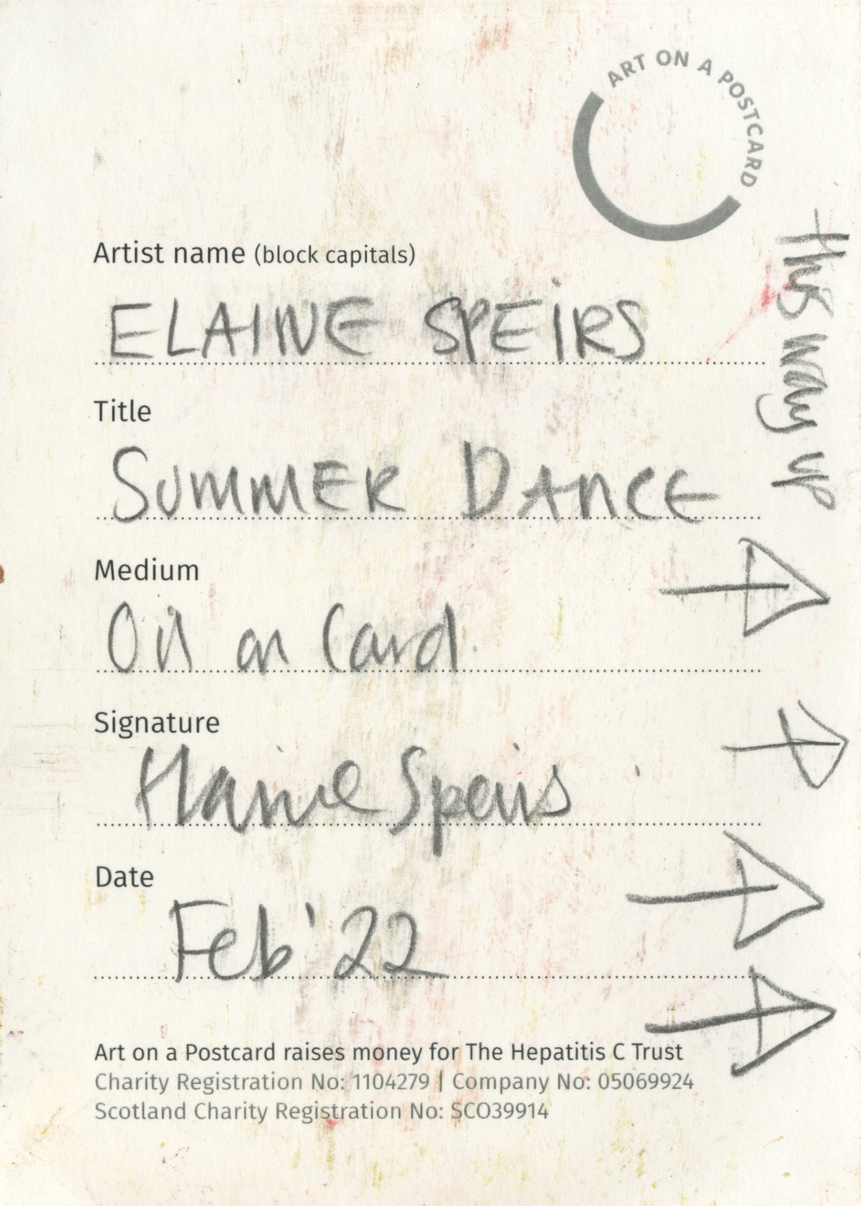 13. Elaine Speirs - Summer Dance - BACK