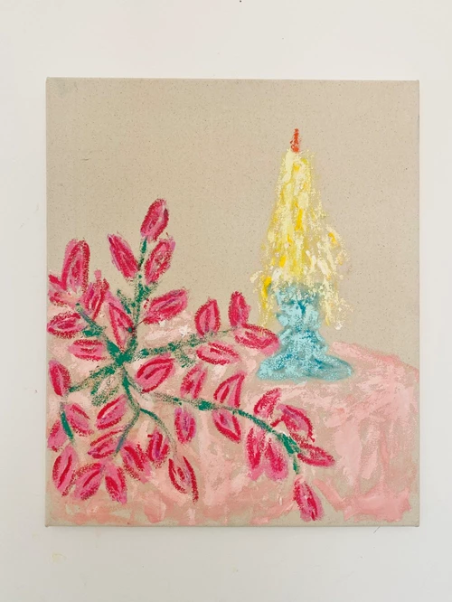 Candle With Plant - Michael McGregor