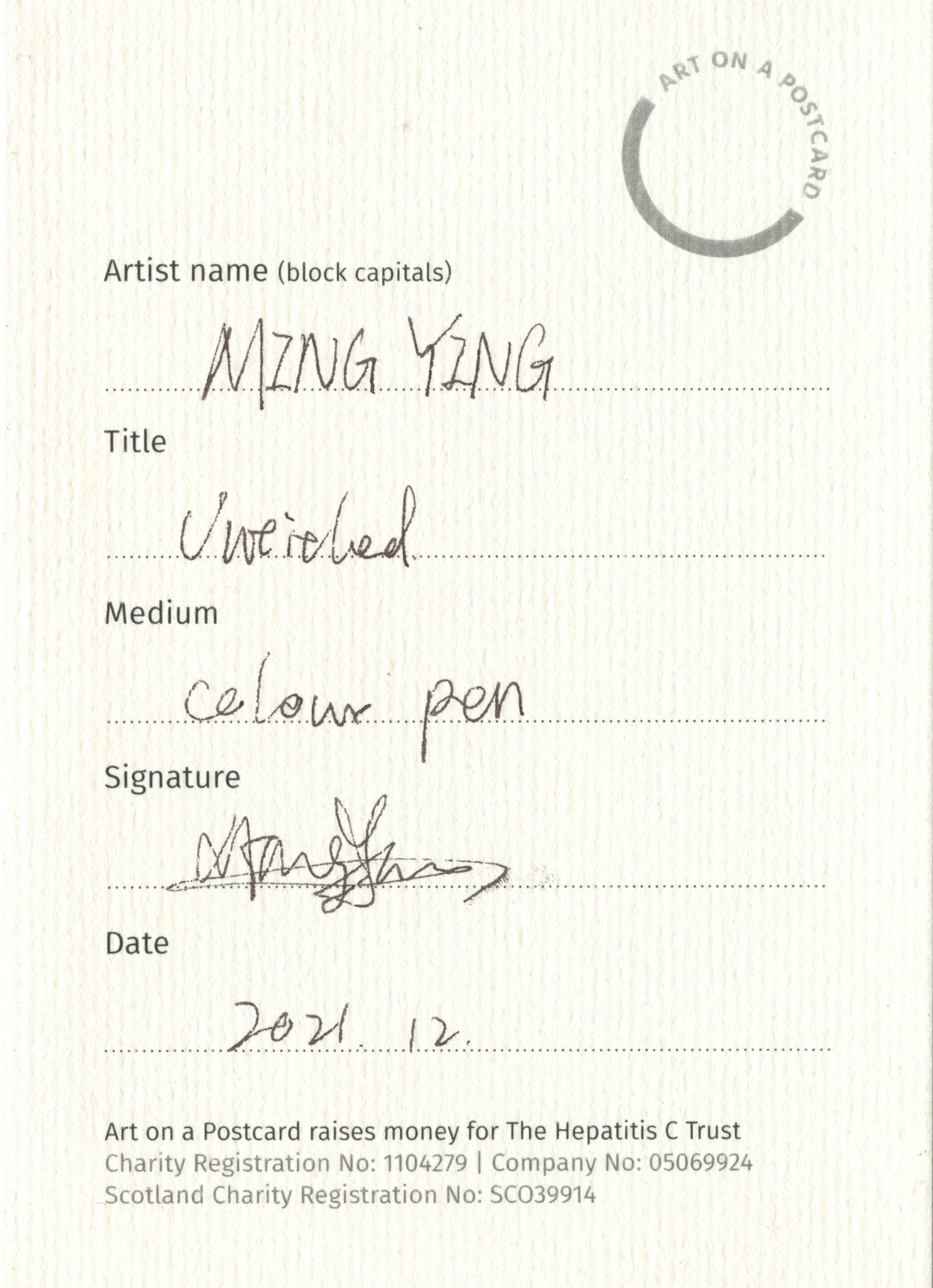 28. Ming Ying - Untitled (2) - BACK