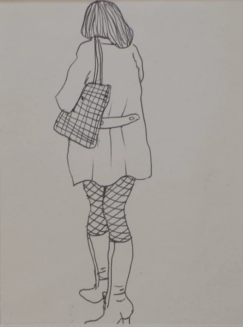 Carl Randall, Sketch made on a Tokyo train