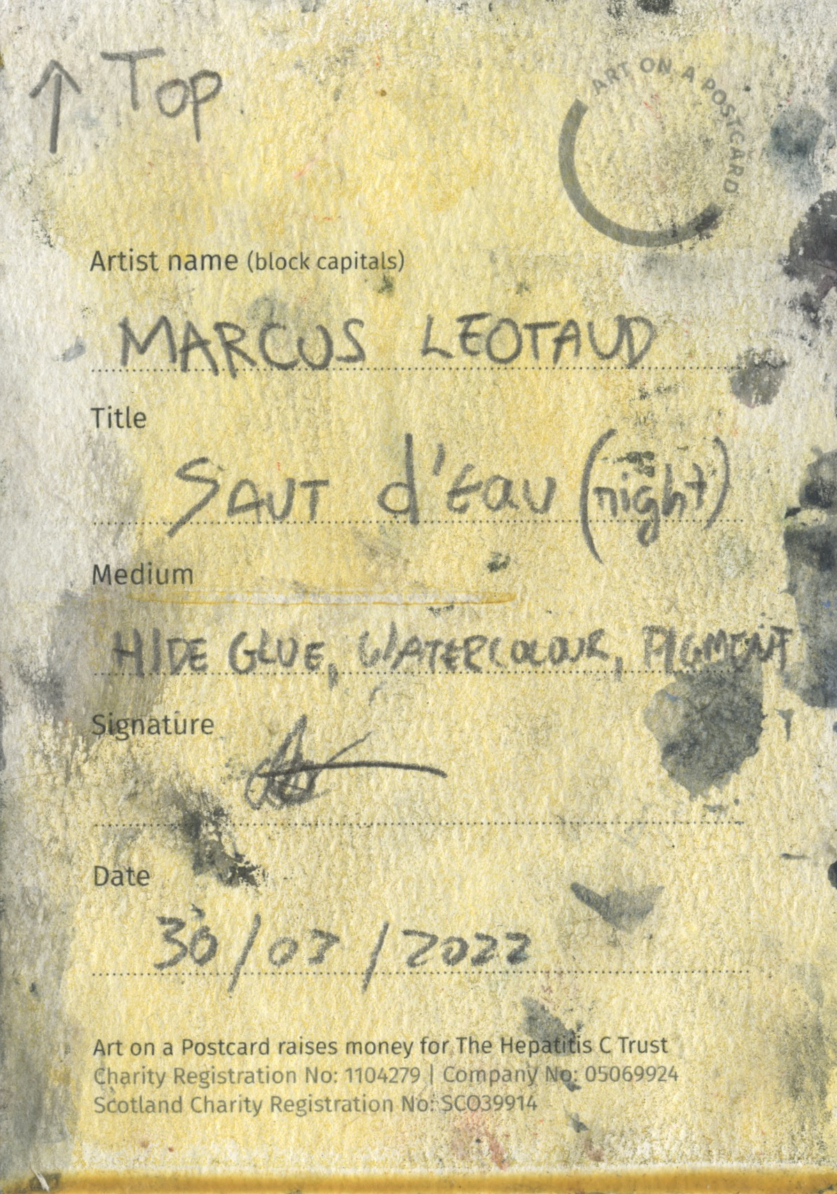 43. Marcus Leotaud - Saut d'eau (Night) - BACK