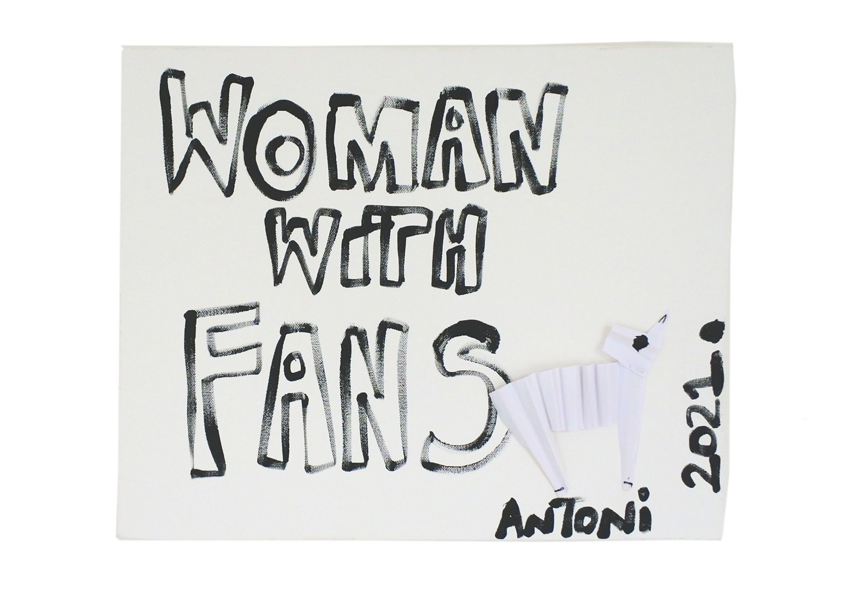 Antoni & Alison, Woman with Fans (Front)