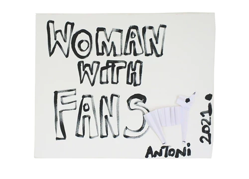 Antoni & Alison, Woman with Fans (Front)