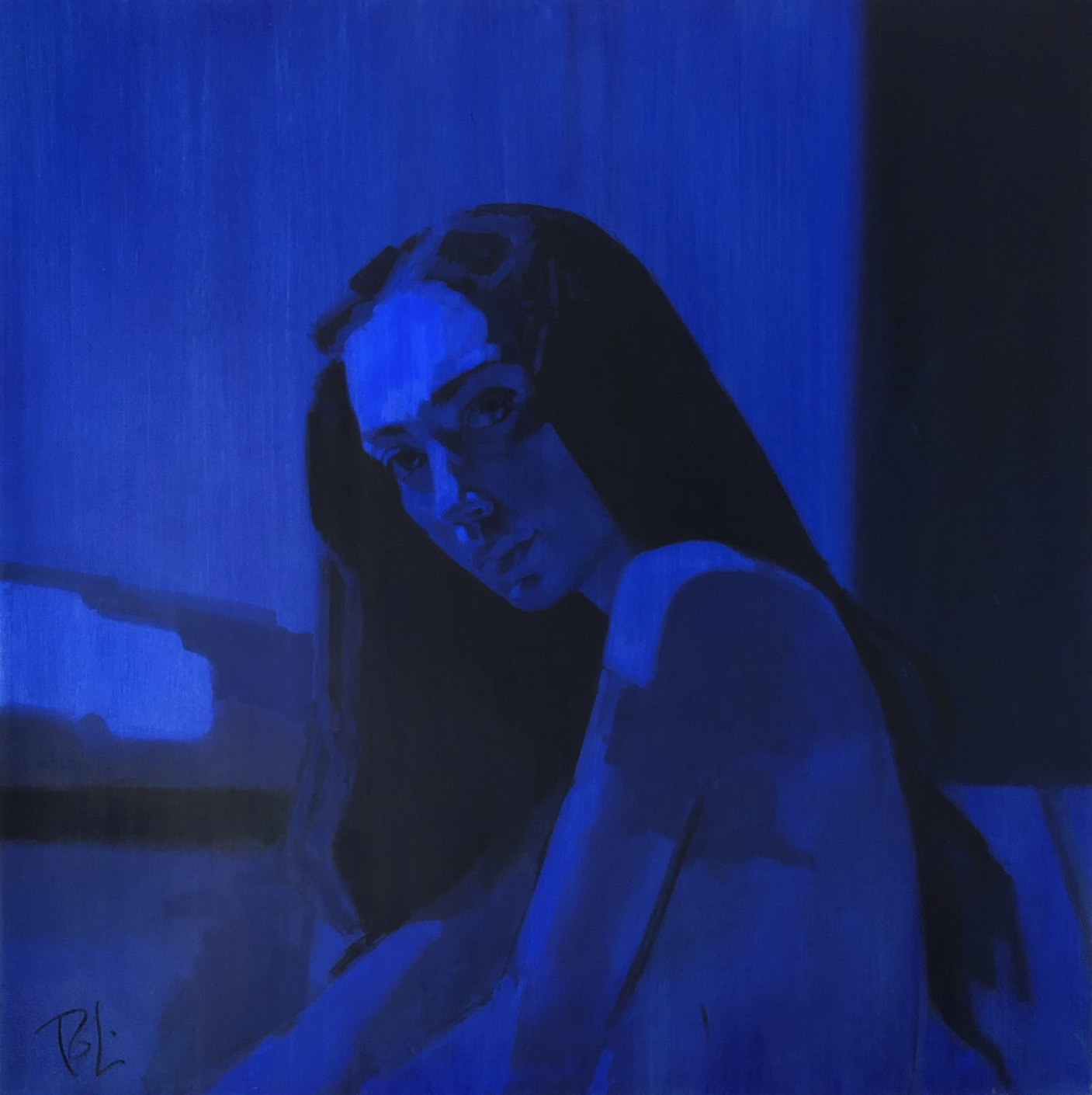 Toby Mulligan, Rebecca, 100cm x 100cm