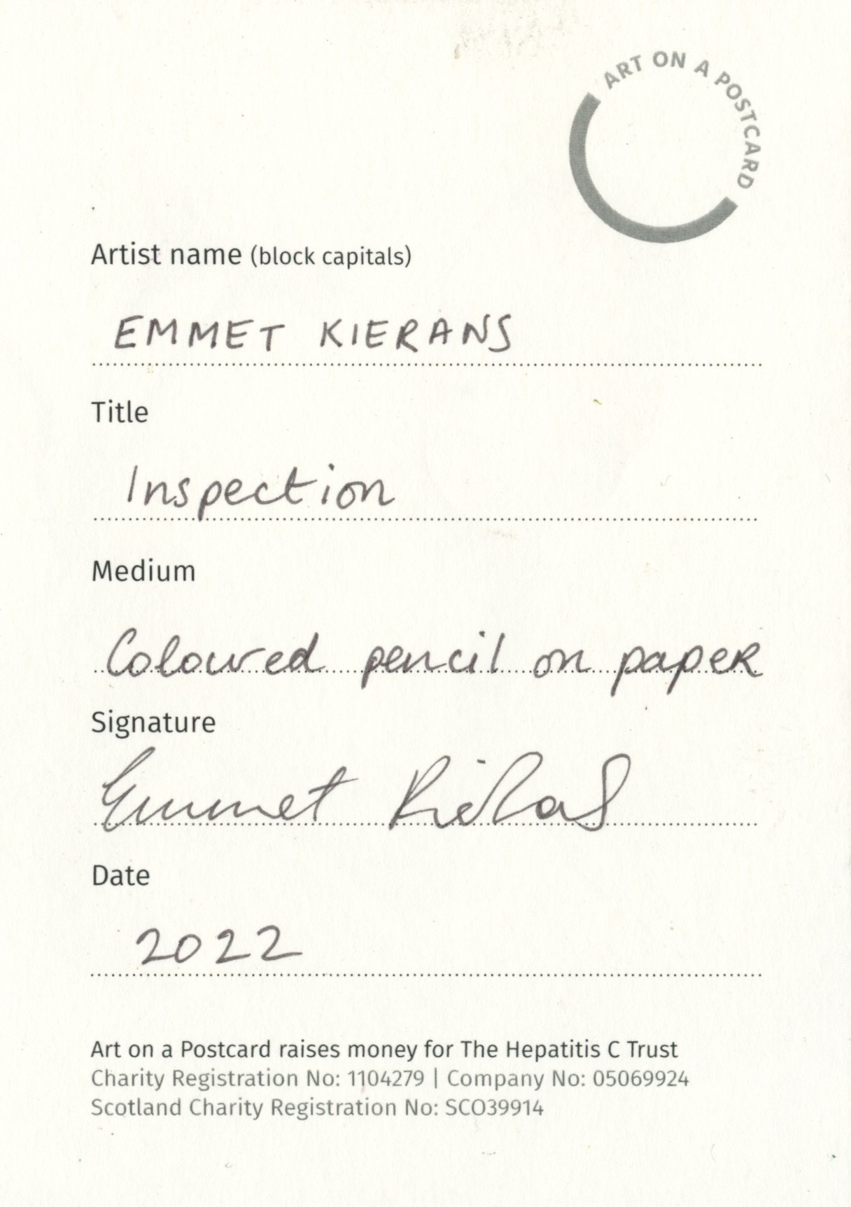 94. Emmet Kierans - Inspection - BACK