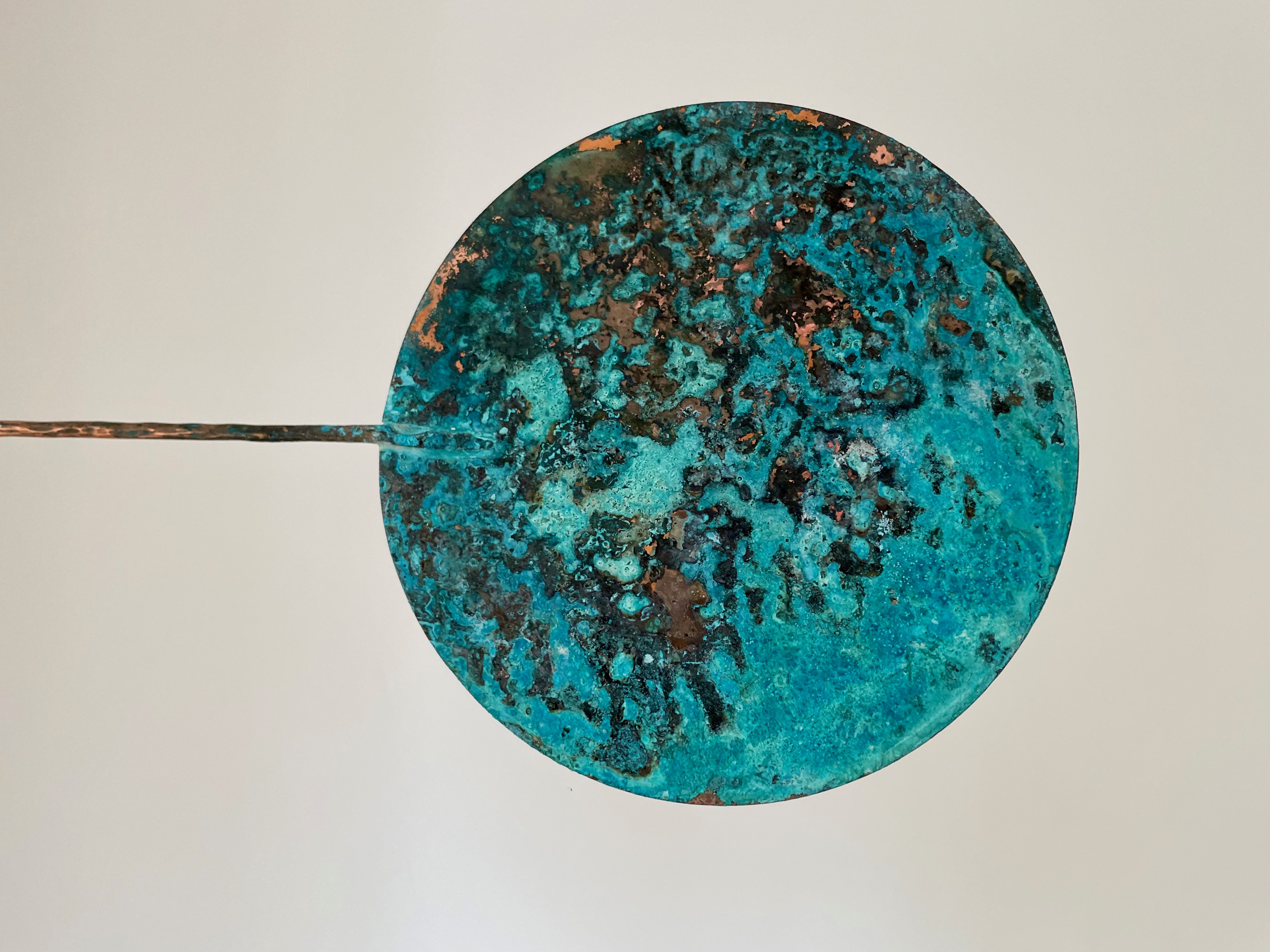 Anja Hessler Constellation #12 copper patina detail
