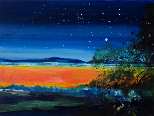 Calum Mclure, Moon Over The Tay, The Auction Collective
