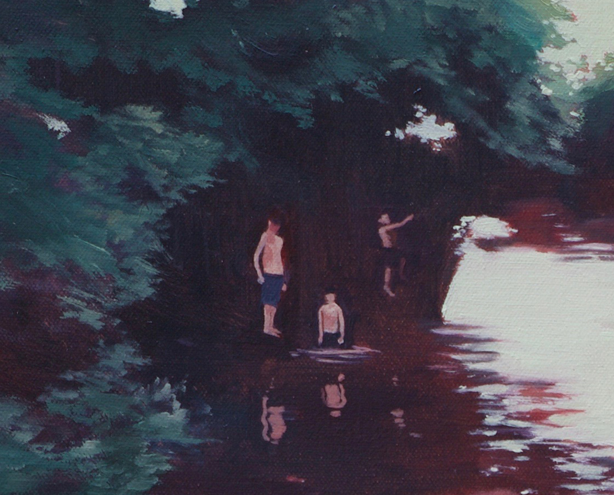 Three Boys by Claire Cansick detail