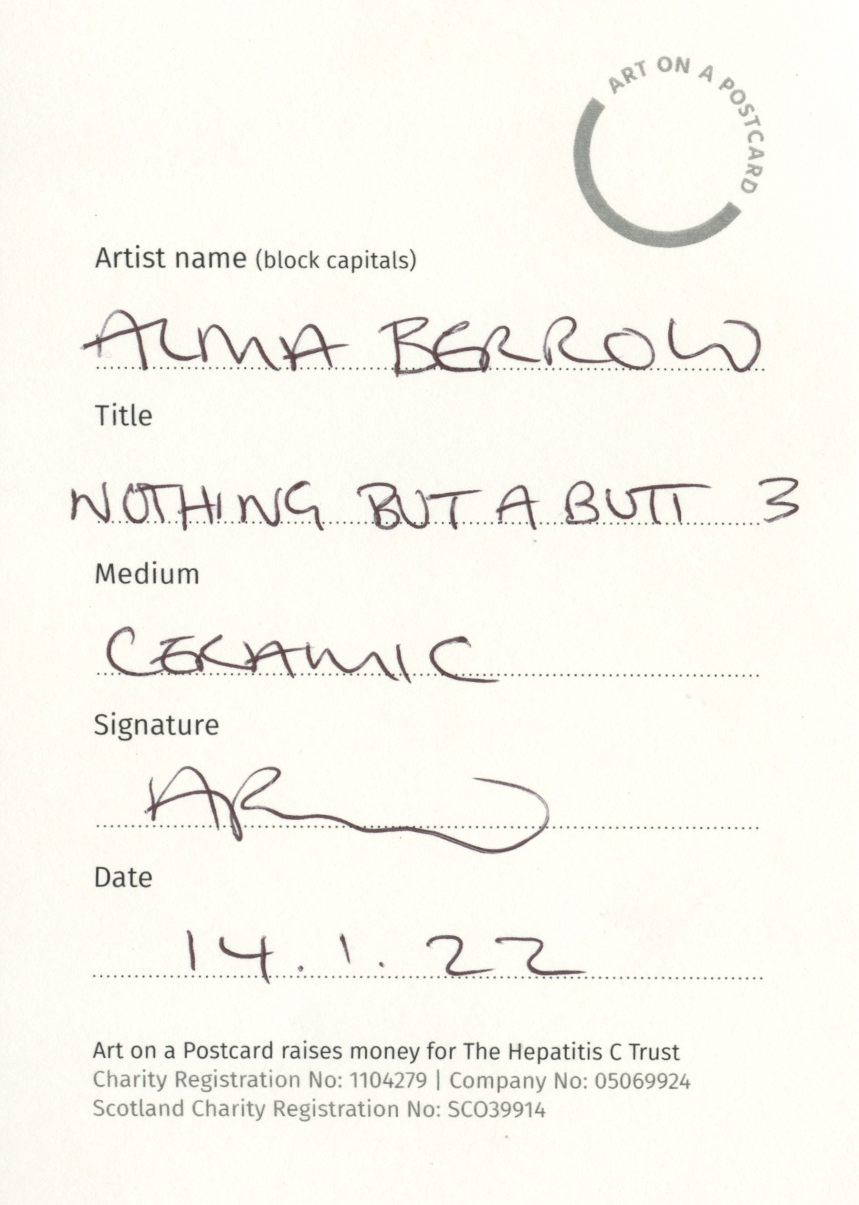25. Alma Berrow - Nothing But a Butt 3 - BACK1